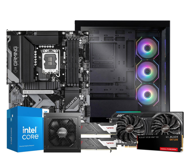 Polecany zestaw Core i5 14400F/32GB/1TB/RX 9060 XT - 1509744 - zdjęcie